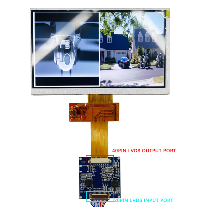 small screen with LVDS translate board
